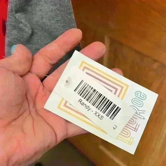 Lula Roe Women's Top - Randy - XX-Small - Red, White & Blue Fireworks NWT - Picture 3 of 10